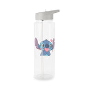 Cute Alien Blue Clear Water Bottle 7