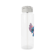 Cute Alien Blue Clear Water Bottle 8