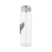 Cute Alien Blue Clear Water Bottle 9