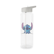 Alien Blue Leaning Clear Water Bottle 7