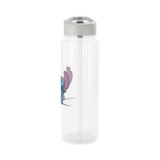 Alien Blue Leaning Clear Water Bottle 9