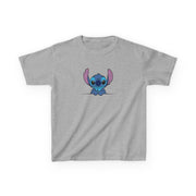 Alien Blue Leaning Kids T-Shirt 3