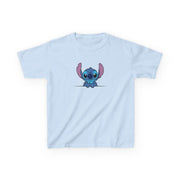 Alien Blue Leaning Kids T-Shirt 5