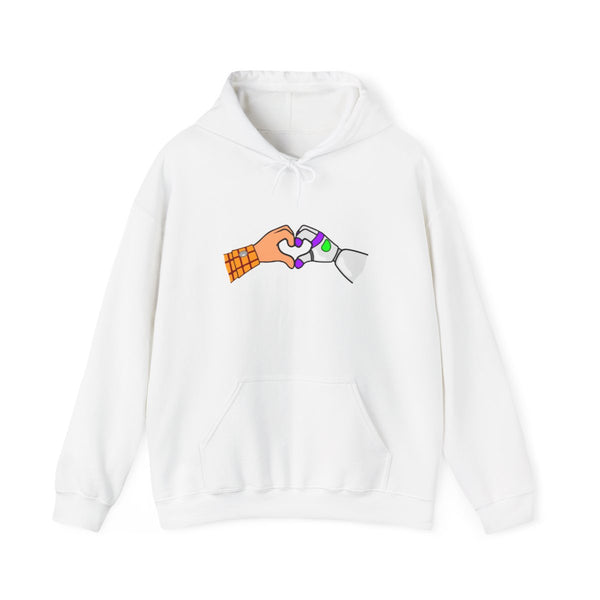 Woody And Buzz Love Hoodie White Front