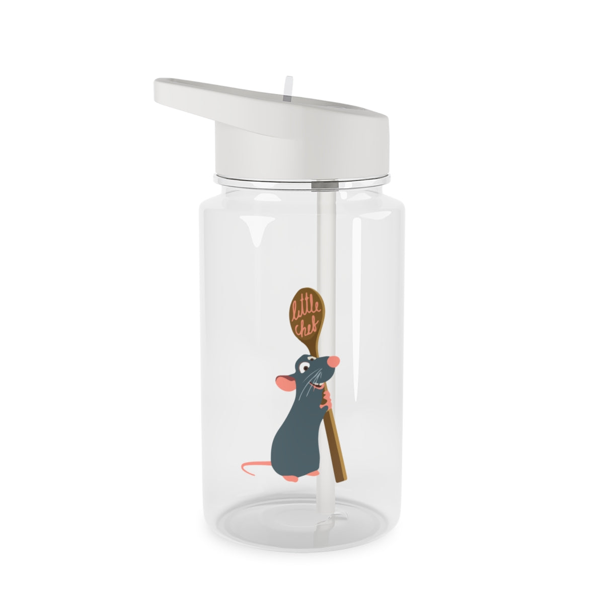 Chef Rat Clear Water Bottle