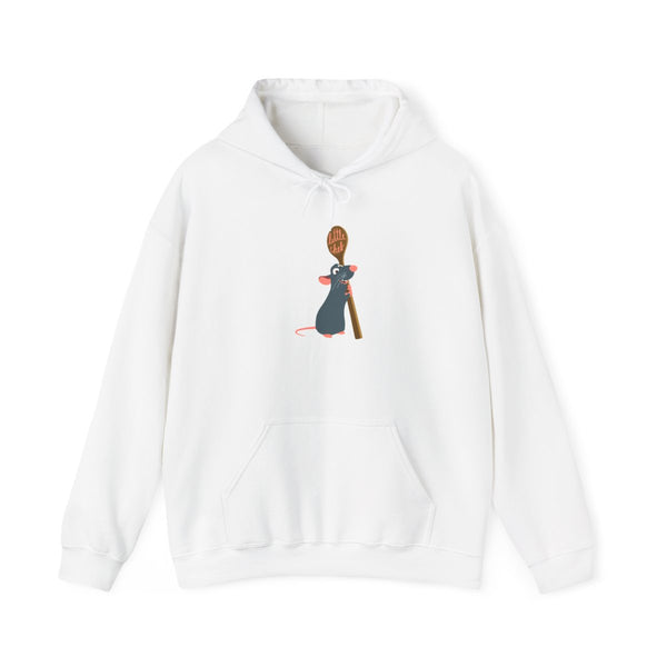 Chef Rat Hoodie White Front