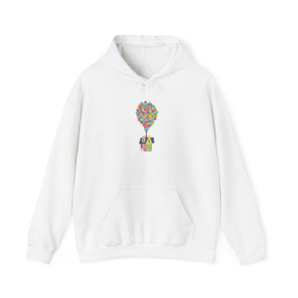 House Up Hoodie White Front
