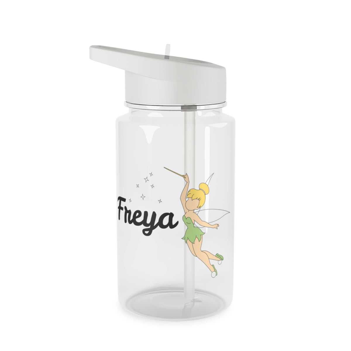 Tinkerbell - Personalised Fairytale Clear Water Bottle
