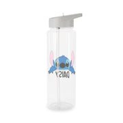 Blue Alien - Personalised Disney Clear Water Bottle 7