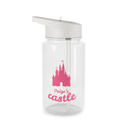 Fairytale Castle - Personalised Fairytale Clear Water Bottle 1