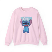 Standing Blue Alien - Personalised Disney Sweatshirt 7
