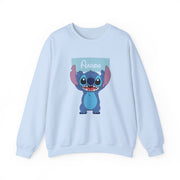 Standing Blue Alien - Personalised Disney Sweatshirt 9