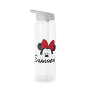 Minnie Mouse - Personalised Fairytale Clear Water Bottle 6