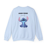 Ohana Means Family Pink Sweatshirt 10