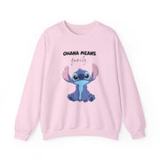 Ohana Means Family Pink Sweatshirt 7