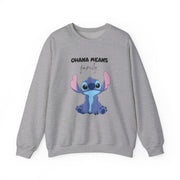 Ohana Means Family Pink Sweatshirt 3