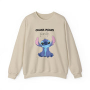 Ohana Means Family Pink Sweatshirt 5