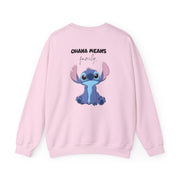 Ohana Means Family Pink Sweatshirt 8