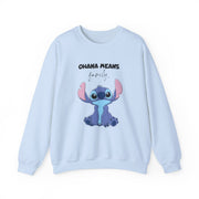 Ohana Means Family Pink Sweatshirt 9