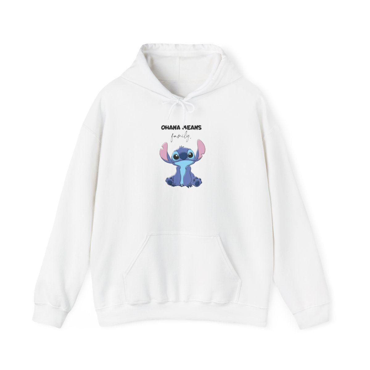 Ohana Means Family Pink Hoodie