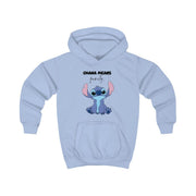 Ohana Means Family Pink Kids Hoodie 5