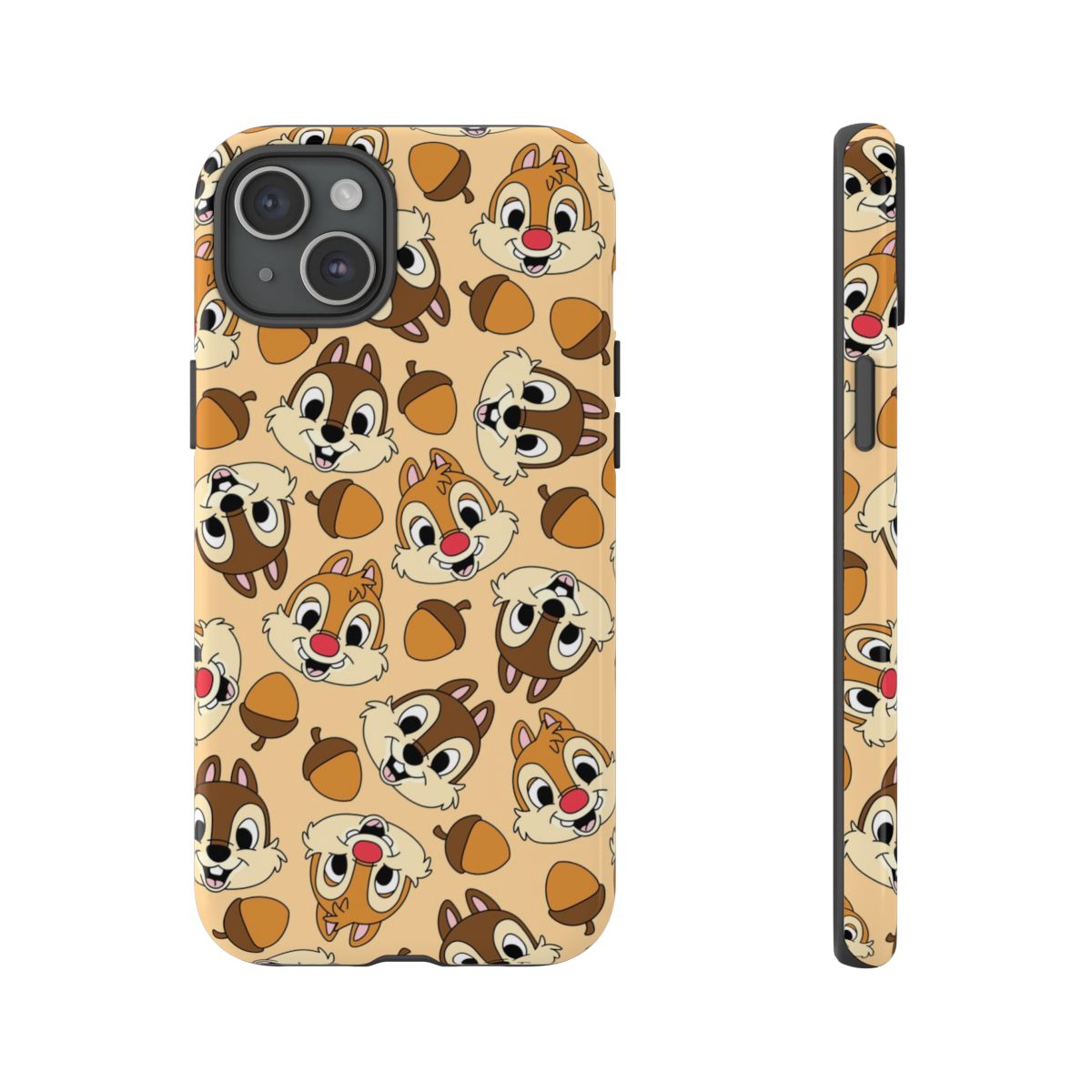 Cute Squirrels And Acorns Pattern Phone Case