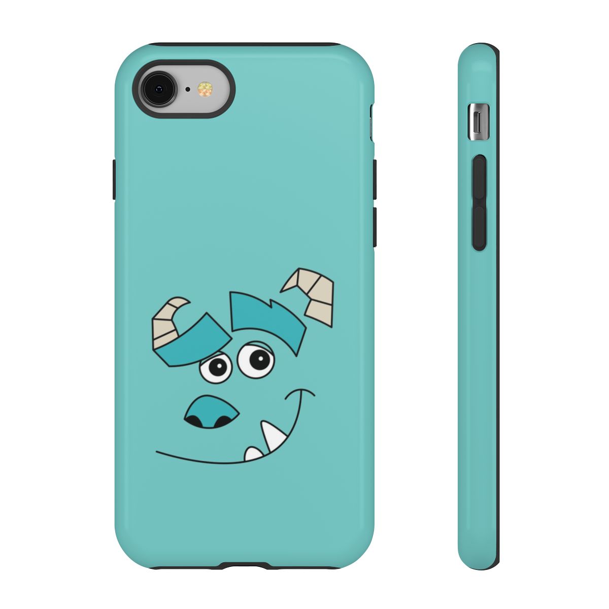 Blue Monster Face Phone Case
