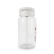 Sketched Mouse Outline Beige  Clear Water Bottle 3