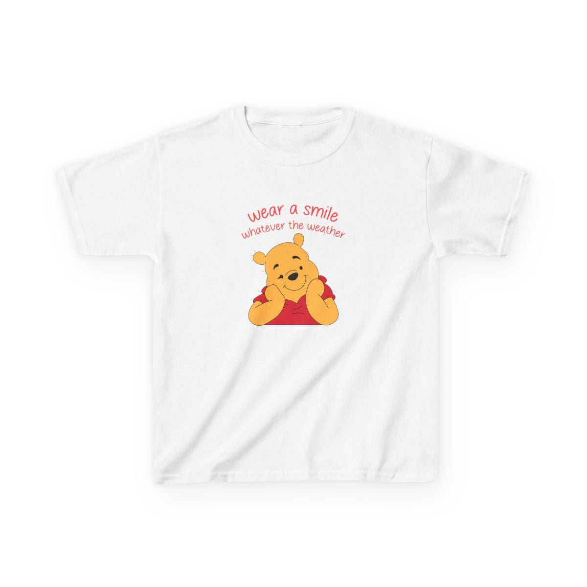 Wear A Smile Whatever The Weather  Kids T-Shirt
