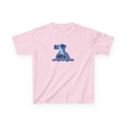 Cute Blue Alien Handstand Kids T-Shirt 7