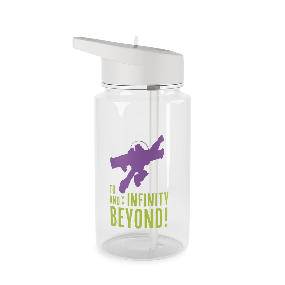Infinity And Beyond Clear Water Bottle