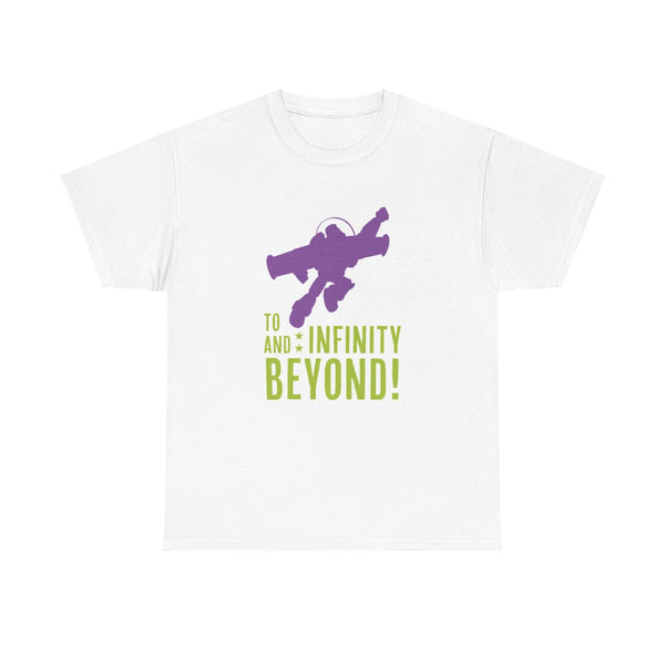 Infinity And Beyond T-Shirt White Front