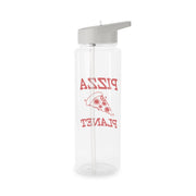 Retro Pizza Planet  Clear Water Bottle 7