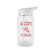 Retro Pizza Planet  Clear Water Bottle 2