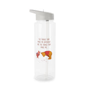 The Things That Make Me Different  Clear Water Bottle 6