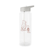 Winnie & Pig Clear Water Bottle 7
