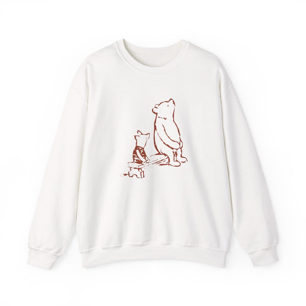 Winnie & Pig Sweatshirt White Front