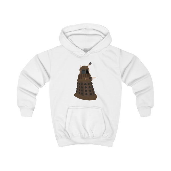 Dalek Kids Hoodie White Front