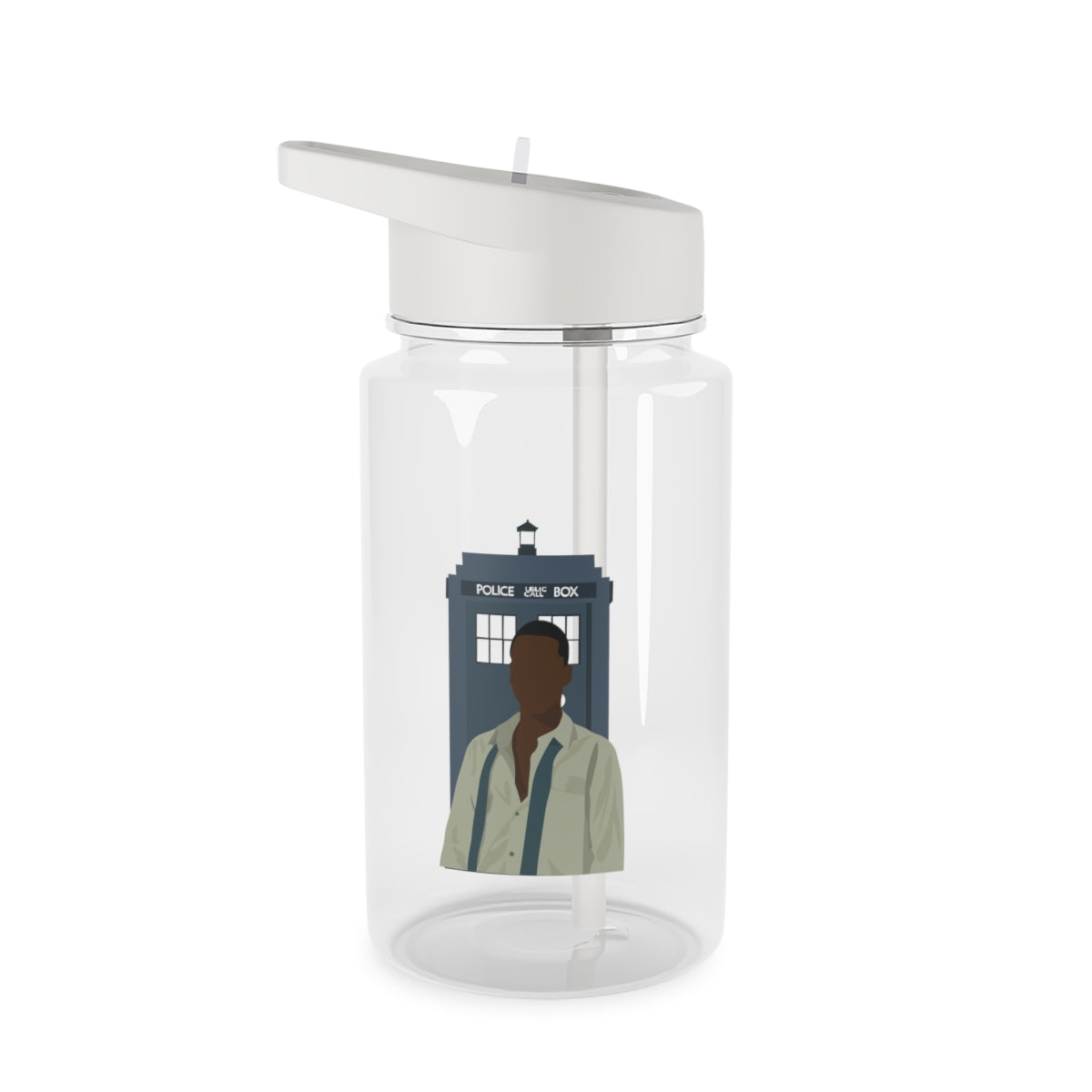 The Doctor Clear Water Bottle