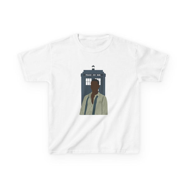 The Doctor Kids T-Shirt White Front