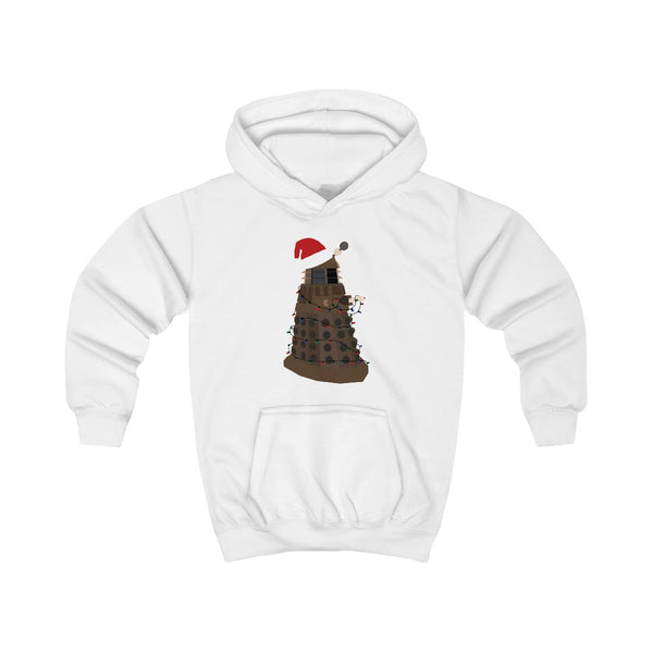 Christmas Dalek - Doctor Who Kids Hoodie White Front