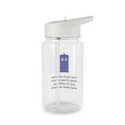 Never Ignore Coincidence Clear Water Bottle 2