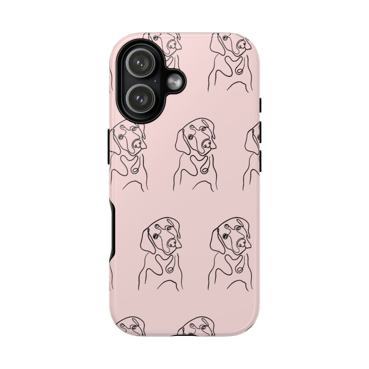 Labrador Outline - Dog Pattern Phone Case