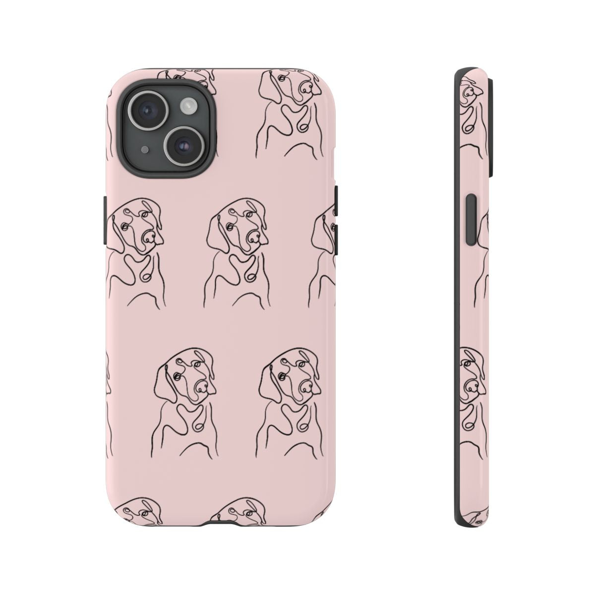 Labrador Outline - Dog Pattern Phone Case