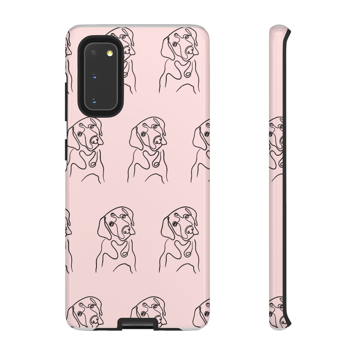 Labrador Outline - Dog Pattern Phone Case