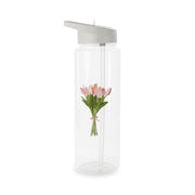 Spring Tulips Clear Water Bottle 6