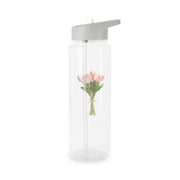 Spring Tulips Clear Water Bottle 7
