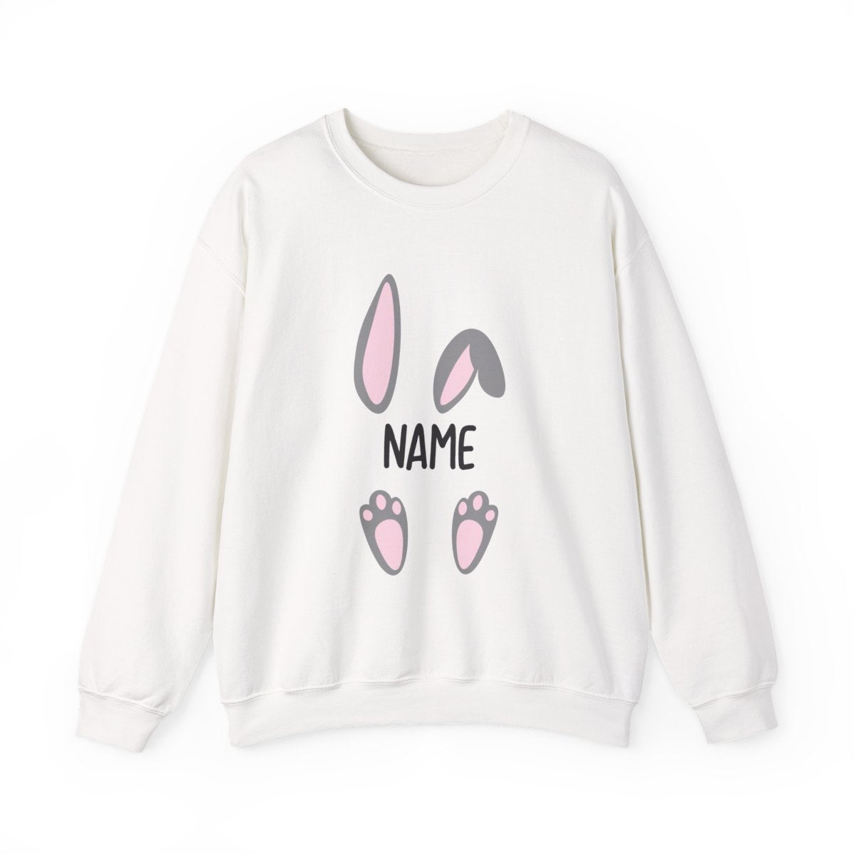 Grey Bunny Personalised Sweatshirt