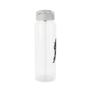 Eddie Munson Playing Guitar Clear Water Bottle 8