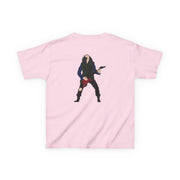Eddie Munson Playing Guitar Kids T-Shirt 8